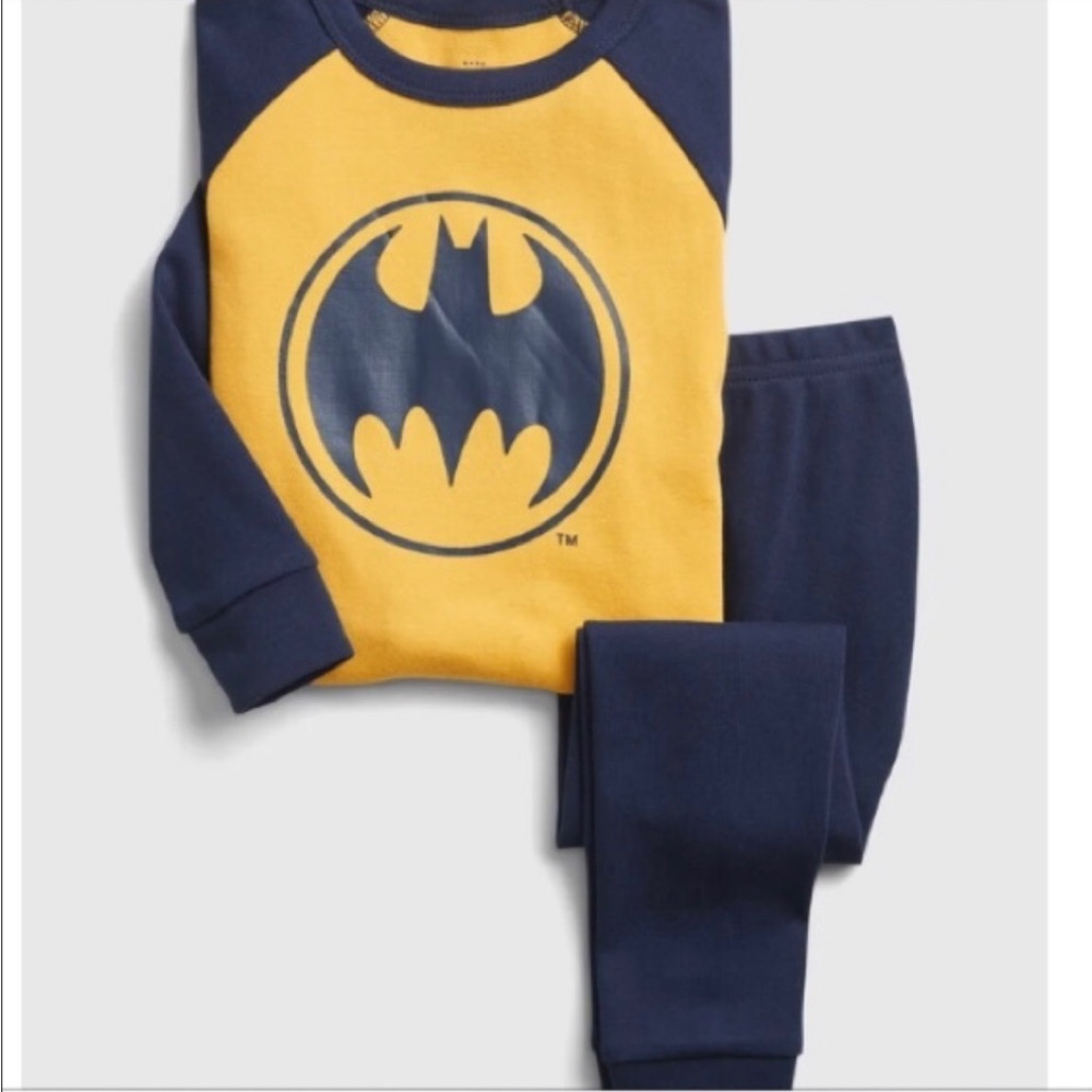 GAP Kids Batman DC Pajama Set Boys Size 8